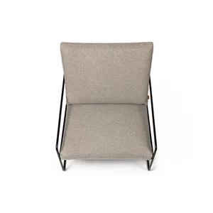 Fauteuil rembourre desert dolce sable fonce noir_digiword mobilier
